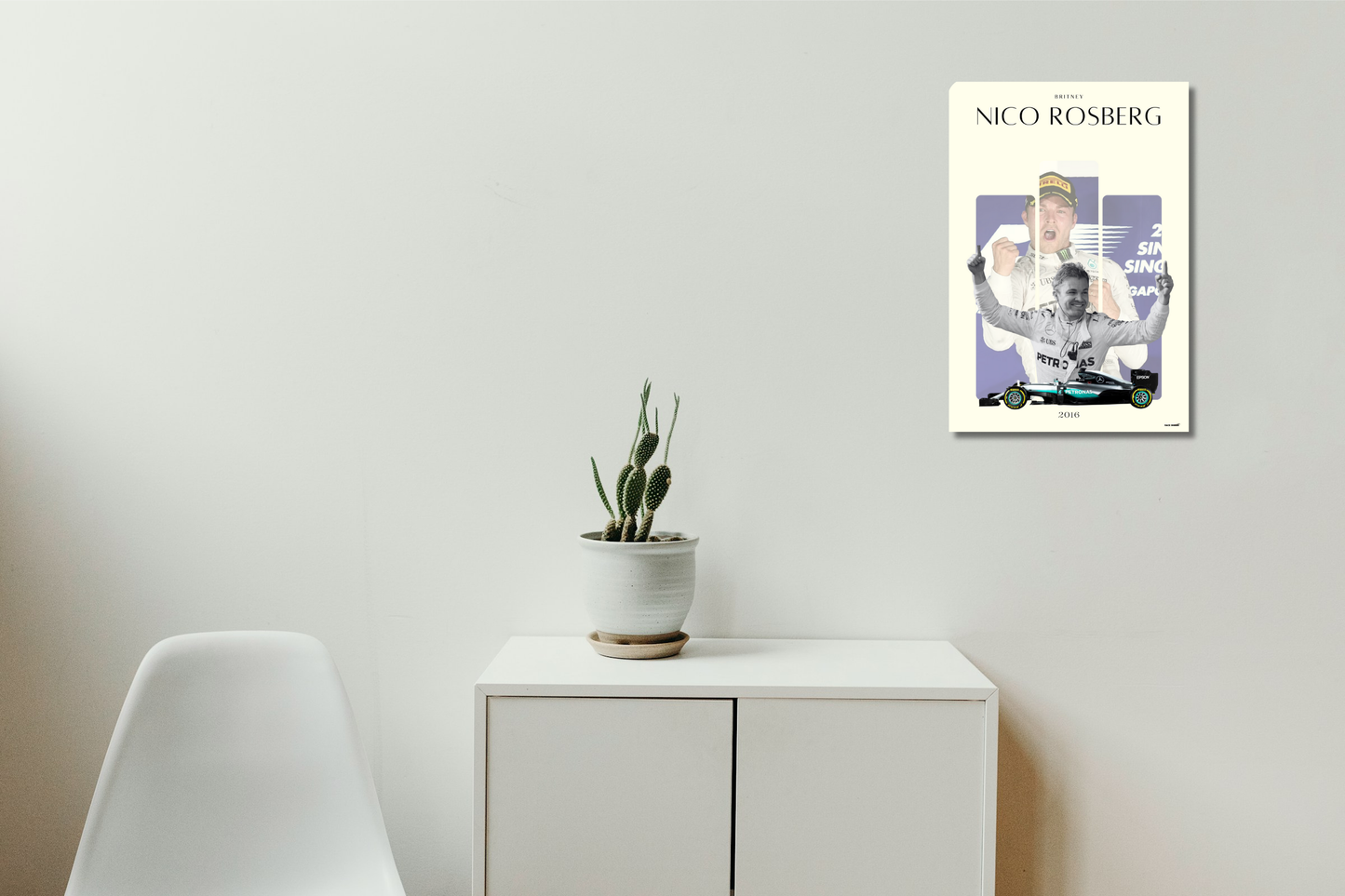 Nico Rosberg | F1 Legends | Aesthetic Poster