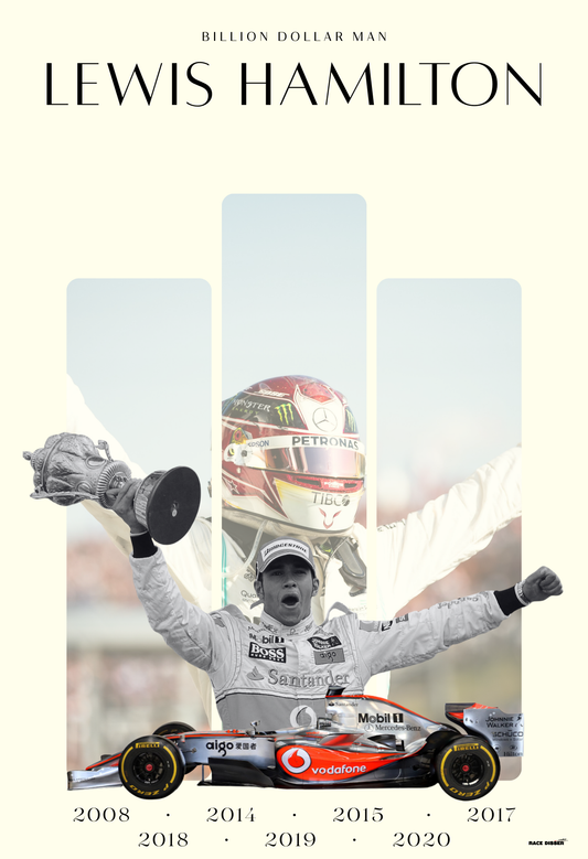 Lewis Hamilton | F1 Legends | Aesthetic Poster