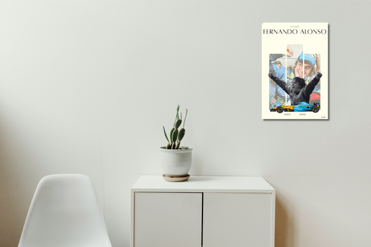 Fernando Alonso | F1 Legends | Aesthetic Poster