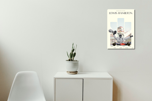 Lewis Hamilton | F1 Legends | Aesthetic Poster