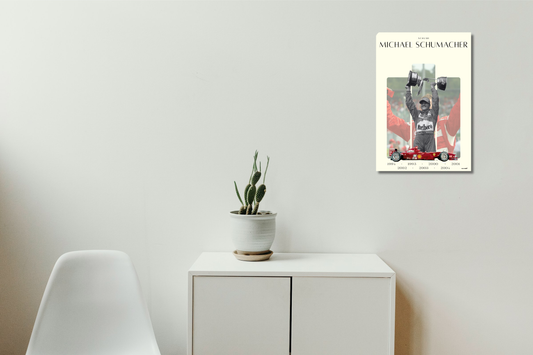 Michael Schumacher | F1 Legends | Aesthetic Poster