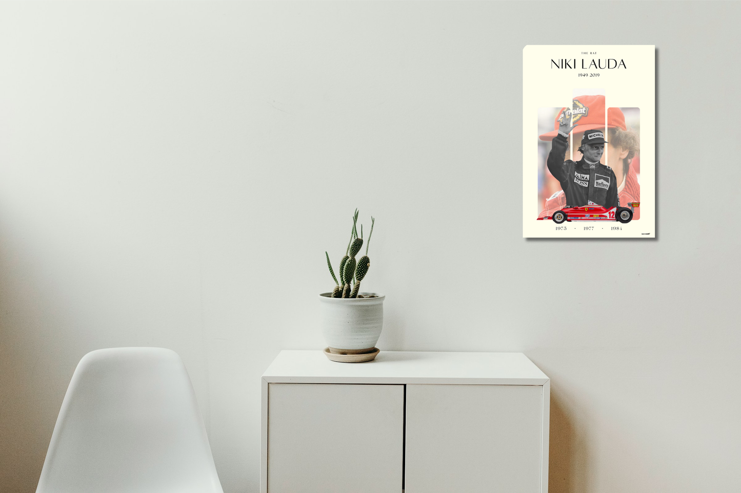 Niki Lauda | F1 Legends | Aesthetic Poster