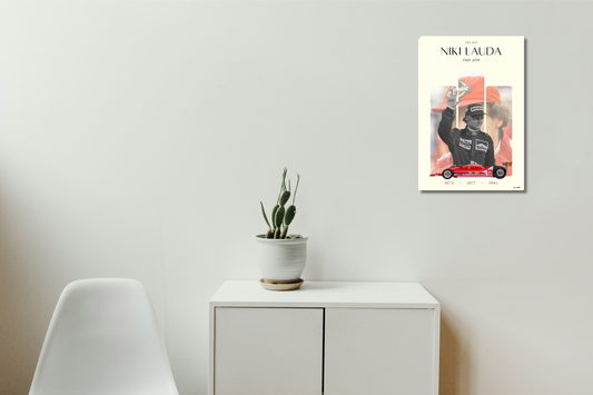 Niki Lauda | F1 Legends | Aesthetic Poster