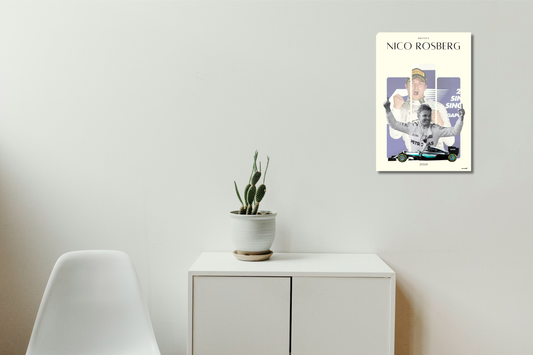 Nico Rosberg | F1 Legends | Aesthetic Poster